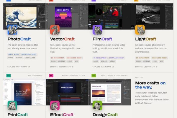 Craft Apps, la alternativa a Adobe